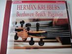 HERMAN KREBBERS Beethoven Bruch Paganini CD PHILIPS ZGAN, Ophalen of Verzenden, Zo goed als nieuw, Orkest of Ballet