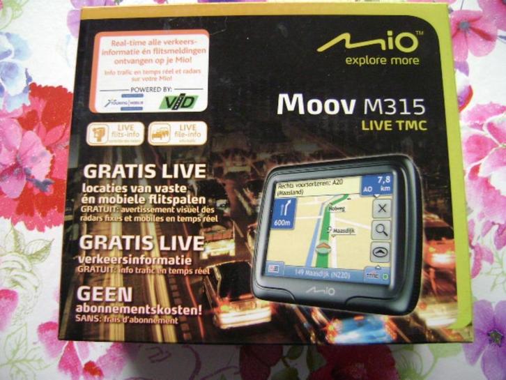 Navigatie Mio Moov M315 Live TMC, Auto diversen, Autonavigatie, Nieuw, Ophalen of Verzenden