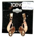 Goudkleurige aparte oorbellen nieuw!, Sieraden, Tassen en Uiterlijk, Ophalen of Verzenden, Nieuw, Goud, Overige materialen