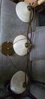 Elegante hang Lamp met 3 Lichtpunten, Huis en Inrichting, Ophalen of Verzenden, Zo goed als nieuw, Glas, Modern