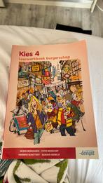Kies 4 Burgerschap MBO Niveau 4, Ophalen of Verzenden, Zo goed als nieuw, Overige niveaus, Maatschappijleer