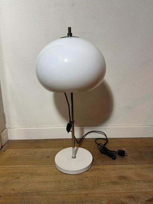 Prachtige vintage Dijkstra Mushroom tafel / vloerlamp, Huis en Inrichting, Lampen | Tafellampen, Gebruikt, Kunststof, Metaal, Ophalen of Verzenden