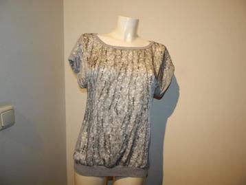 Marccain shirt zijde voorkant in paillet lovertjes print N3 beschikbaar voor biedingen