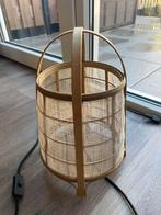 Webbing tafel lamp, Gebruikt, 25 tot 50 cm, Beige, Rond