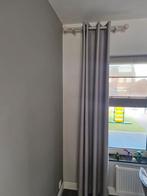 Taupe 4 stuks verduisteringsgordijnen incl roede, Ophalen, 100 tot 150 cm, 200 cm of meer, Zo goed als nieuw