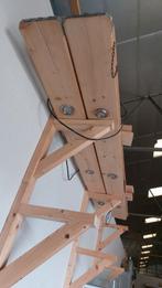 Leuke houten balk met spotjes.. 3 of 4 houten balken., Ophalen, Zo goed als nieuw, Metaal of Aluminium