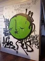 3 keer street art canvas, Ophalen