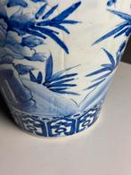 Grote vaas Blauw Wit vintage, Ophalen