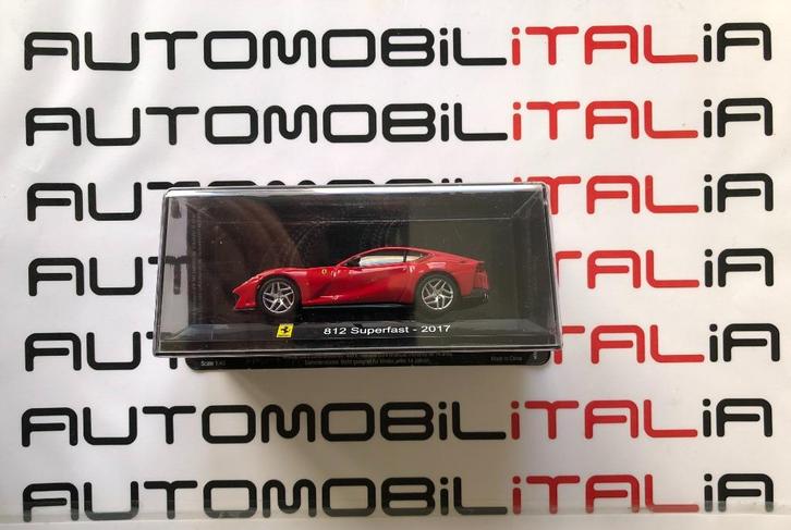 Ferrari 812 Superfast rosso 2017 Schaal 1:43, Hobby en Vrije tijd, Modelauto's | 1:43, Nieuw, Auto, Overige merken, Ophalen of Verzenden