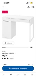 Makeuptafel en Hollywood spiegel (50) voor spiegel, Ophalen, Gebruikt, 100 tot 150 cm, 50 tot 100 cm