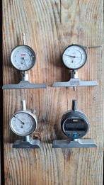 4x Mitutoyo Diepte meter dieptemeter meetklok., Gebruikt, Mitutoyo Nederland BV  Hoofdkantoor Storkstraat 30  3905 KX  Veenendaal