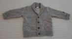 Vest grijs maat 68 baby kleding stoer vestje vesten jasje, H&M, Zo goed als nieuw, Jongetje, Truitje of Vestje
