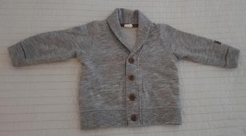 Vest grijs maat 68 baby kleding stoer vestje vesten jasje beschikbaar voor biedingen