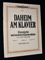 Daheim Am Klavier - Klassische Und Moderne Klavierstucke Zu, Muziek en Instrumenten, Verzenden, Gebruikt, Klassiek, Piano