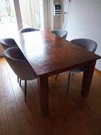 Degelijke, stevige en stoere tafel eettafel 90x180, Huis en Inrichting, Tafels | Eettafels, Ophalen, Gebruikt, 50 tot 100 cm, Vijf personen of meer