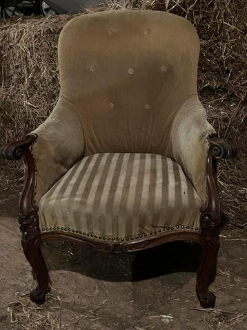 Antiek biedermeier stoel/fauteuil beschikbaar voor biedingen