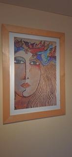 Prachtige kleurrijke Foto in houten lijst voorzien van glas., Ophalen, Oorspronkelijke maker, Zo goed als nieuw, Foto of Poster