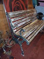 Antieke tuinbank, Tuin en Terras, Ophalen, Gebruikt, Metaal