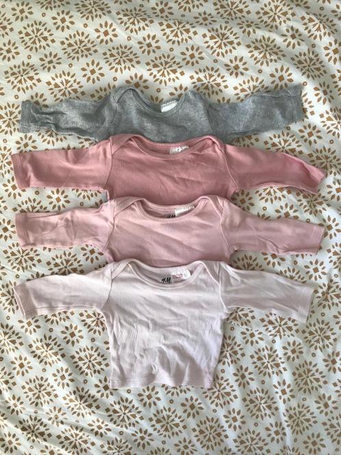 Longsleeves H&M maat 56, Kinderen en Baby's, Babykleding | Maat 56, Zo goed als nieuw, Meisje, Shirtje of Longsleeve, Ophalen of Verzenden