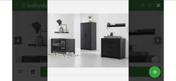 Complete Babykamer - Zwart, Kinderen en Baby's, Kinderkamer | Complete kinderkamers, Gebruikt, Jongetje of Meisje, Ophalen