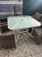 Tuintafel, Tuin en Terras, Ophalen, Gebruikt, Rechthoekig, Aluminium