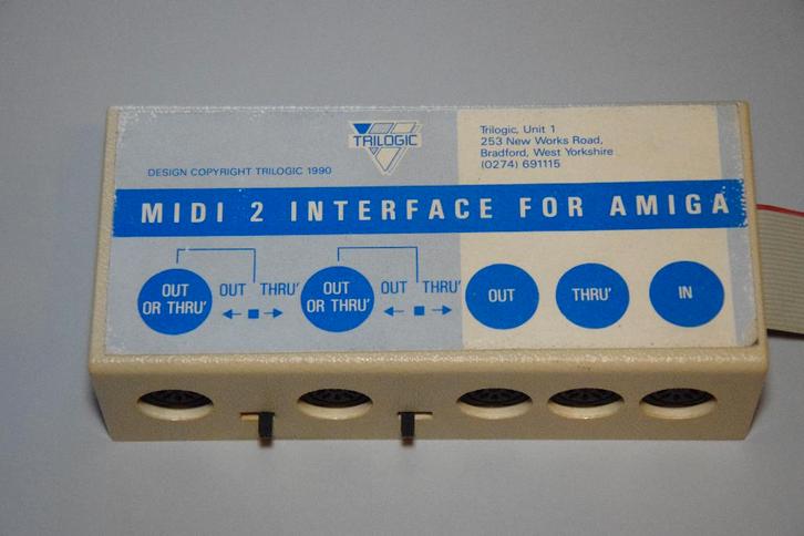 Commodore Amiga : Trilogic Midi 2 Interface, Computers en Software, Vintage Computers, Ophalen of Verzenden