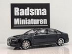 Audi A8 quattro - Phantom Black - 1:43 Spark, Overige merken, Auto, Ophalen of Verzenden, Zo goed als nieuw