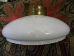 Antiek Opaline met ring Olielamp, Ophalen of Verzenden