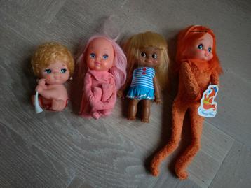 Vintage popjes Happy Horse 4 stuks beschikbaar voor biedingen