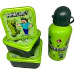 Hele gave Minecraft lunch / snackset (nieuw), Diversen, Schoolbenodigdheden, Nieuw, Ophalen of Verzenden