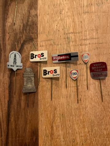 Collectie Reclame Pins beschikbaar voor biedingen