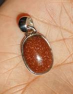 zilveren hanger met Goudsteen zilver 925, O.T., Nieuw, Ophalen of Verzenden, Orientaltemptation@hotmail.com