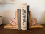 Vintage boekensteunen marmer/onyx, Antiek en Kunst, Ophalen of Verzenden