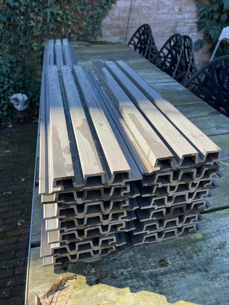 Composiet planken - 14x65cm, 5x76cm, Ophalen, Gebruikt, Composiet