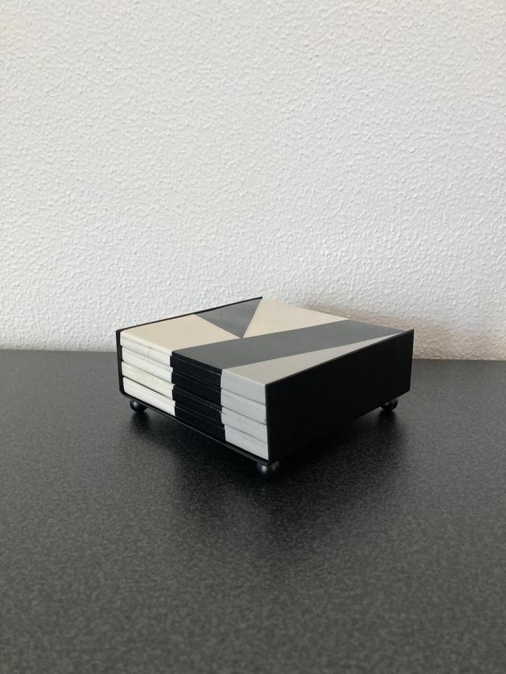 Diga Colmore Luxe onderzetters zwart/wit/grijs (4st) Nieuw!, Huis en Inrichting, Woonaccessoires | Onderzetters, Nieuw, Glas of Kopje
