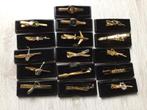 Goud/zilverkleurige dasspeld/klem nieuw in doosje, Sieraden, Tassen en Uiterlijk, Goud/zilverkleurige dasspeld/klem nieuw in doosje