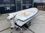 Nette Quicksilver 360 Boot incl. Johnson 6PK 2T en Trailer, Watersport en Boten, Gebruikt, Tot 10 pk, Wfwatersport@botenverhuurhoorn.nl
