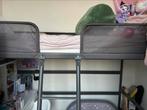 Ikea hoogslaper grijs, Huis en Inrichting, Ophalen, Eenpersoons, Zo goed als nieuw, 200 cm