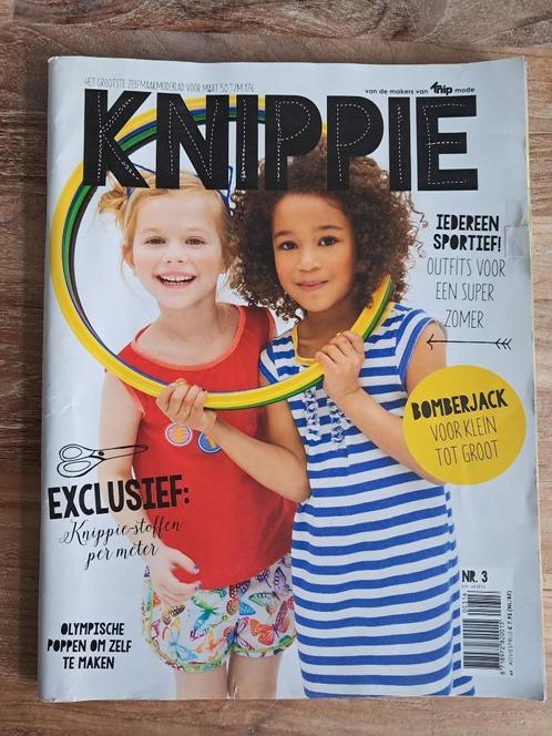 Knippie nummer 3 juni - juli 2016, ook baby, Hobby en Vrije tijd, Kledingpatronen, Zo goed als nieuw, Kind, Knippie, Verzenden