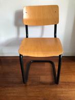 Ahrend schoolstoel retro vintage dutch design, Huis en Inrichting, Stoelen, Ophalen, Bruin, Retro vintage ditch design, Zo goed als nieuw