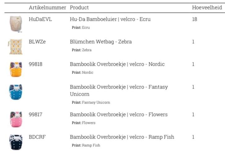 Gebruikte fijne Hu-da wasbare luiers en overbroekjes 3d, Kinderen en Baby's, Badjes en Verzorging, Gebruikt, Overige typen, Ophalen