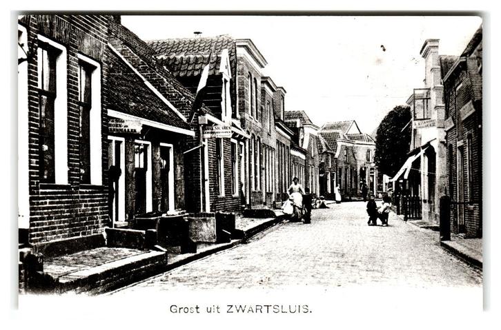 Zwartsluis, Groet uit Zwartsluis. Reprint, Verzamelen, Ansichtkaarten | Nederland, Ongelopen, Overijssel, 1960 tot 1980, Ophalen of Verzenden
