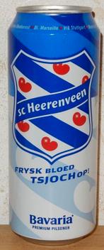 SC HEERENVEEN voetbal BAVARIA Pilsener Bier blikje (50cl), Ophalen of Verzenden, Bavaria