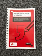 De APA-Richtlijnen Uitgelegd - Handleiding Hoger Onderwijs, Ophalen of Verzenden, Zo goed als nieuw, HBO