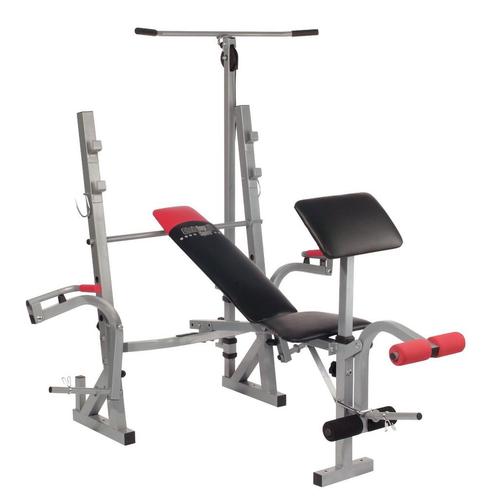 Sportbankje / gewichten / dumbells, Sport en Fitness, Fitnessmaterialen, Fitnessbank, Ophalen