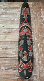 Afrikaans Houten Masker - Handgesneden Decoratie, Ophalen of Verzenden