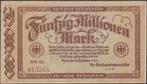 Duitsland Reichsbahn Berlin 50 millionen mark 1923 (nr 148), Verzenden, Duitsland, Los biljet