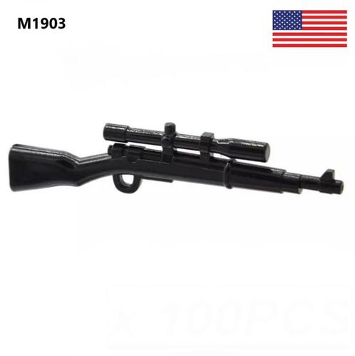 🎁 WW2 Bouwstenen - G35 - Amerikaanse Springfield - 10x 🎁, Kinderen en Baby's, Speelgoed | Bouwstenen, Nieuw, Overige merken