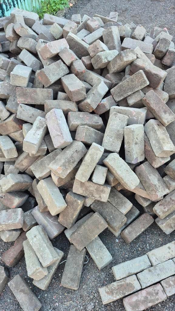 ✅️🧱OUD GEBAKKEN DIKFORMATEN.  PRACHTIGE KLINKERS, Tuin en Terras, Tegels en Klinkers, Gebruikt, Klinkers, Keramiek, Ophalen of Verzenden