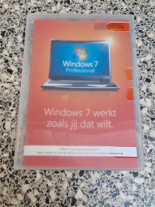 Windows 7 Professional SP1 NL DVD met licentie code, Computers en Software, Besturingssoftware, Gebruikt, Windows, Ophalen of Verzenden